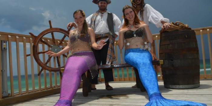 Pirates and Mermaids at Days Inn, Panama City Beach, FL