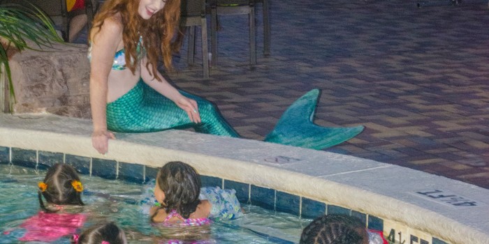 Movies with the Mermaid at Days Inn, Panama City Beach, FL